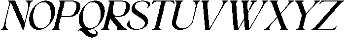 Astafine Medium Italic otf (500) Font UPPERCASE
