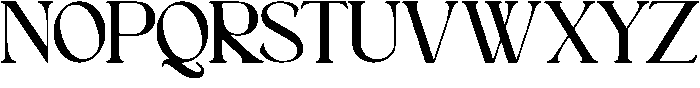 Astafine Medium otf (500) Font UPPERCASE