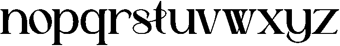 Astafine Medium otf (500) Font LOWERCASE