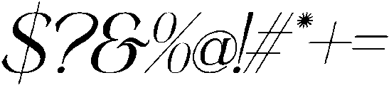 Astafine Regular Italic otf (400) Font OTHER CHARS