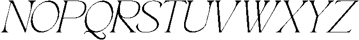Astafine Thin Italic otf (100) Font UPPERCASE