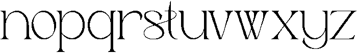 Astafine Thin otf (100) Font LOWERCASE