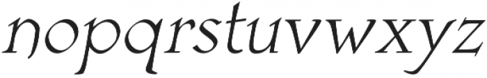 Astaire Pro Italic otf (400) Font LOWERCASE