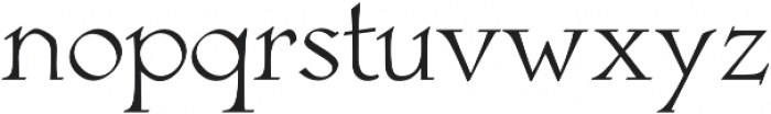 Astaire Pro Regular otf (400) Font LOWERCASE