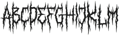 Astaroth Textura otf (400) Font LOWERCASE