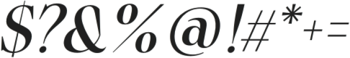 Astegra-Italic otf (400) Font OTHER CHARS