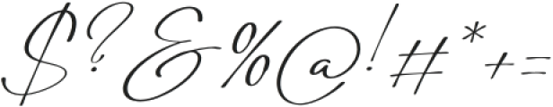 Astelafisa Italic otf (400) Font OTHER CHARS