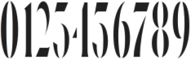 Astencil Condensed otf (400) Font OTHER CHARS