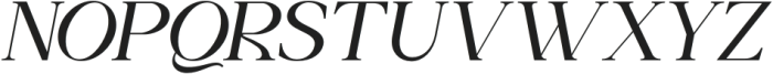 Astera Casty Italic otf (400) Font UPPERCASE