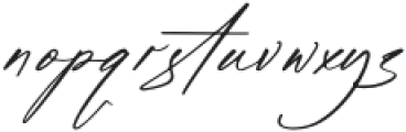 Asthelica Questak Script Italic otf (400) Font LOWERCASE