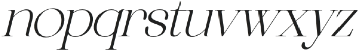 Asthelica Questak Serif Italic otf (400) Font LOWERCASE