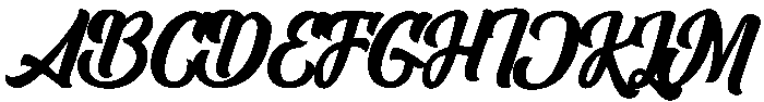 Asthenia Regular otf (400) Font UPPERCASE