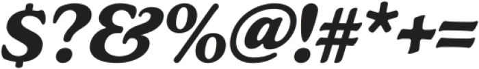 Astheric Bold Italic ttf (700) Font OTHER CHARS