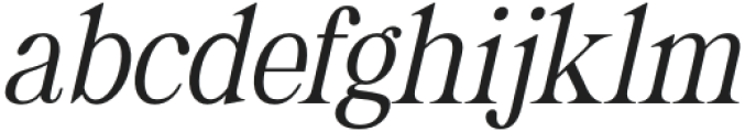 Asthetic-Italic otf (400) Font LOWERCASE