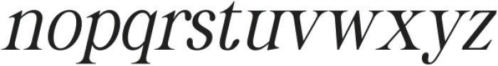 Asthetic-Italic otf (400) Font LOWERCASE