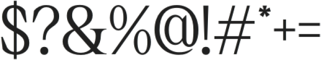 Asthetic-Regular otf (400) Font OTHER CHARS