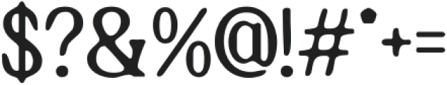 AstheticBlur-Regular otf (400) Font OTHER CHARS