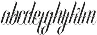 Astolfo Regular otf (400) Font LOWERCASE