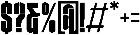Astone Regular otf (400) Font OTHER CHARS