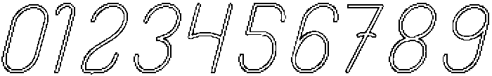 Astonishing-Hollow otf (400) Font OTHER CHARS