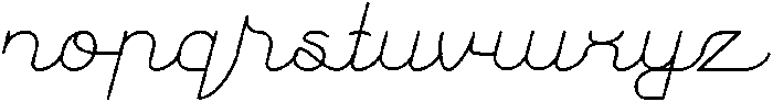 Astonishing otf (400) Font LOWERCASE