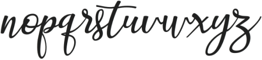 AstraScript otf (400) Font LOWERCASE