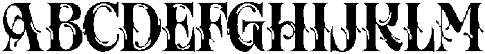 Astral Melt Regular otf (400) Font UPPERCASE