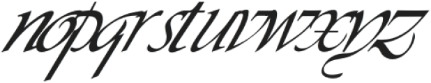 Astrania Regular otf (400) Font LOWERCASE