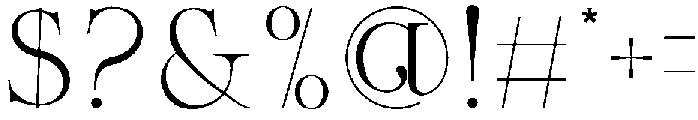 Astro Regular otf (400) Font OTHER CHARS