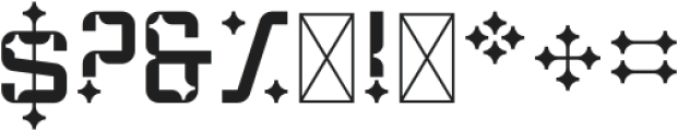 Astrology Bold otf (700) Font OTHER CHARS