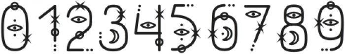 Astrology Regular otf (400) Font OTHER CHARS