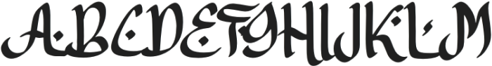 Asttahiam otf (400) Font UPPERCASE