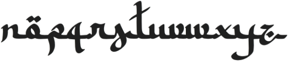 Asttahiam otf (400) Font LOWERCASE