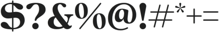 Asturo Grand Serif Regular otf (400) Font OTHER CHARS