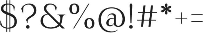 Asvata-Regular otf (400) Font OTHER CHARS