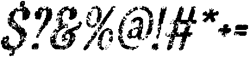 Asvoria Stamp Italic otf (400) Font OTHER CHARS