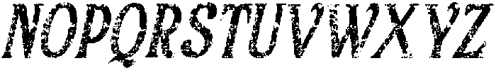 Asvoria Stamp Italic otf (400) Font UPPERCASE