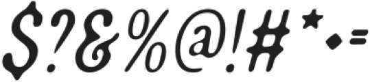 AsvoriaBlur-Italic otf (400) Font OTHER CHARS