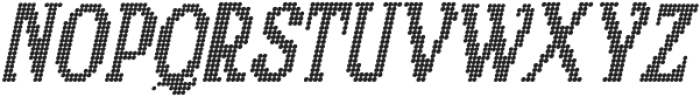 AsvoriaDisco-Italic otf (400) Font UPPERCASE