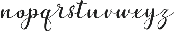 AsyanthiScript otf (400) Font LOWERCASE