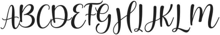 Asyifa-Regular otf (400) Font UPPERCASE