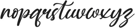 Asylen Raneta Italic Italic otf (400) Font LOWERCASE