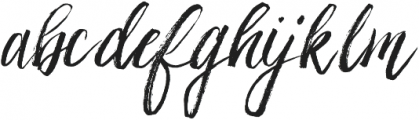 ashleybrushscript2 otf (400) Font LOWERCASE