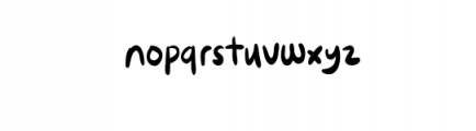 Asalaya.ttf Font LOWERCASE