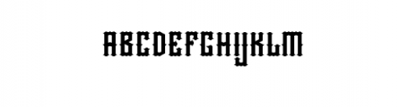 Aseina typeface Font UPPERCASE