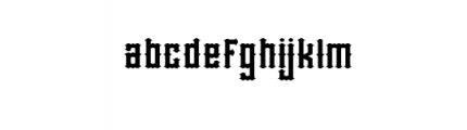 Aseina typeface Font LOWERCASE