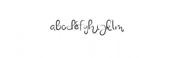 AshelynnSweet-Handwriting.otf Font LOWERCASE