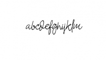 Ashley Pages.otf Font LOWERCASE