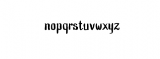 Asteroidea.otf Font LOWERCASE