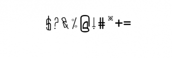 Astonal Regular Font OTHER CHARS
